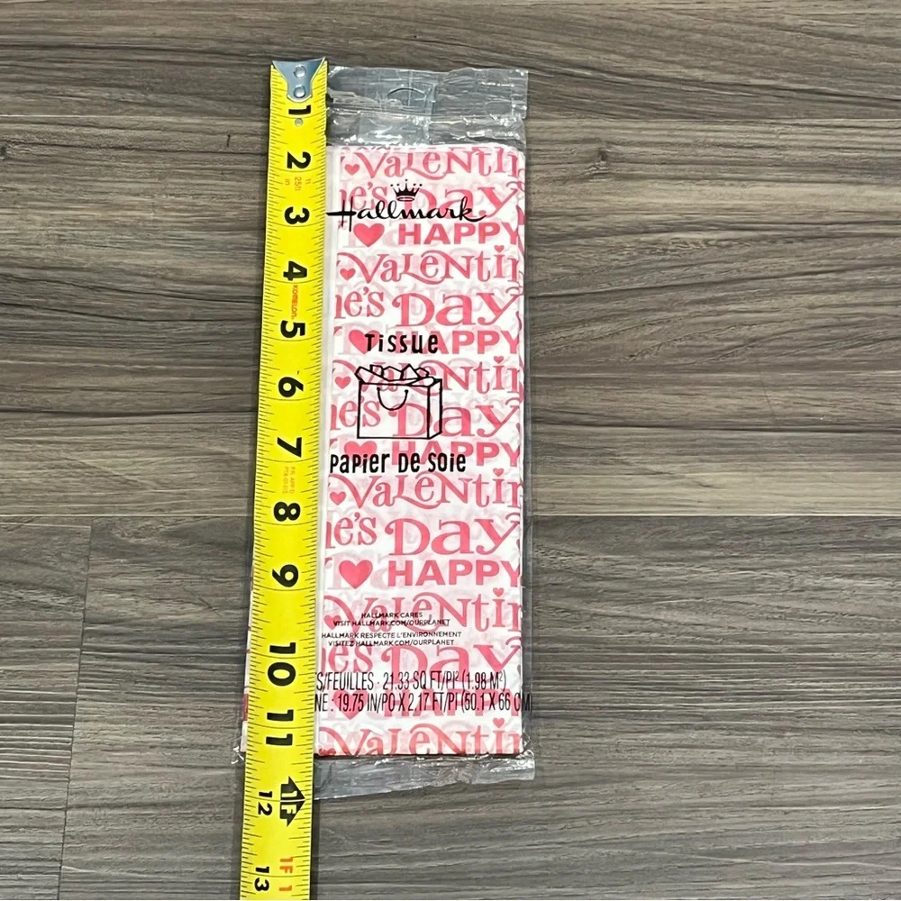 3 Packages Hallmark Happy Valentine's Day Tissue Paper 18 Sheets total